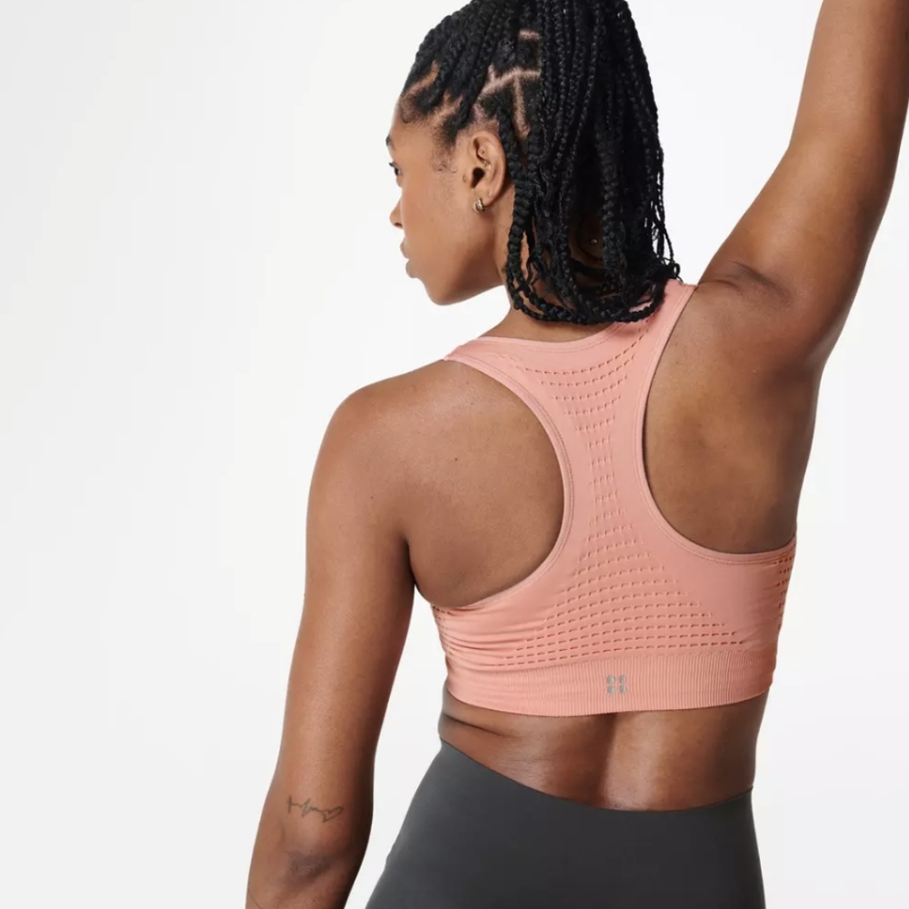 Sweaty Betty Stamina Sports Bra Bloom Pink